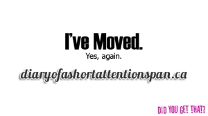 I've Moved!